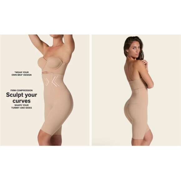 Leonisa Other - ContourPro Extra High‑Waisted Firm Shaper Short Small NWT Tummy Control